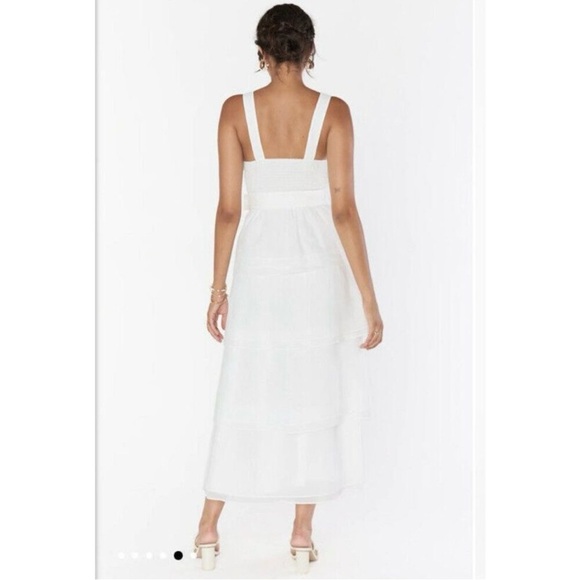 Show Me Your Mumu “Cosmopolitan” Midi Dress in White, size XXS, Love Island - Picture 5 of 10